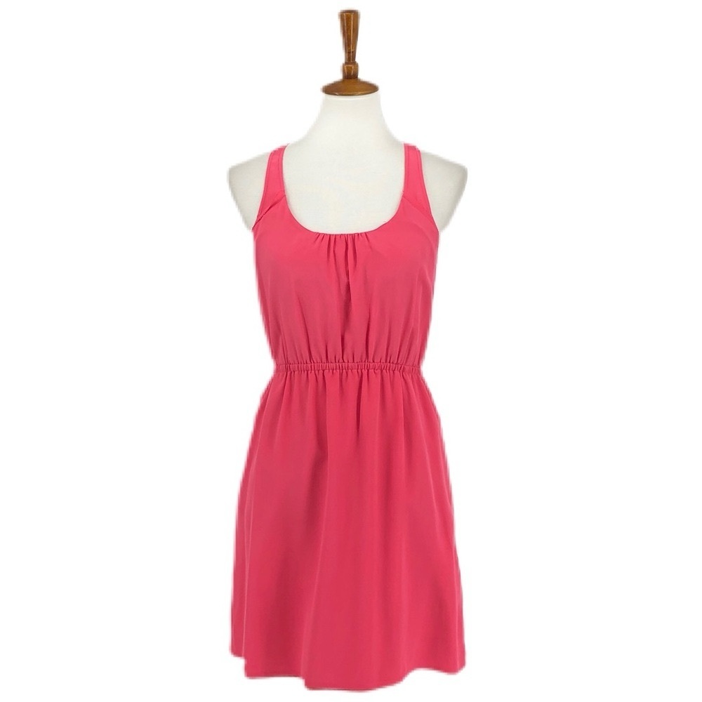 Madewell Vibrant Pink Mini Dress - Picture 5 of 13